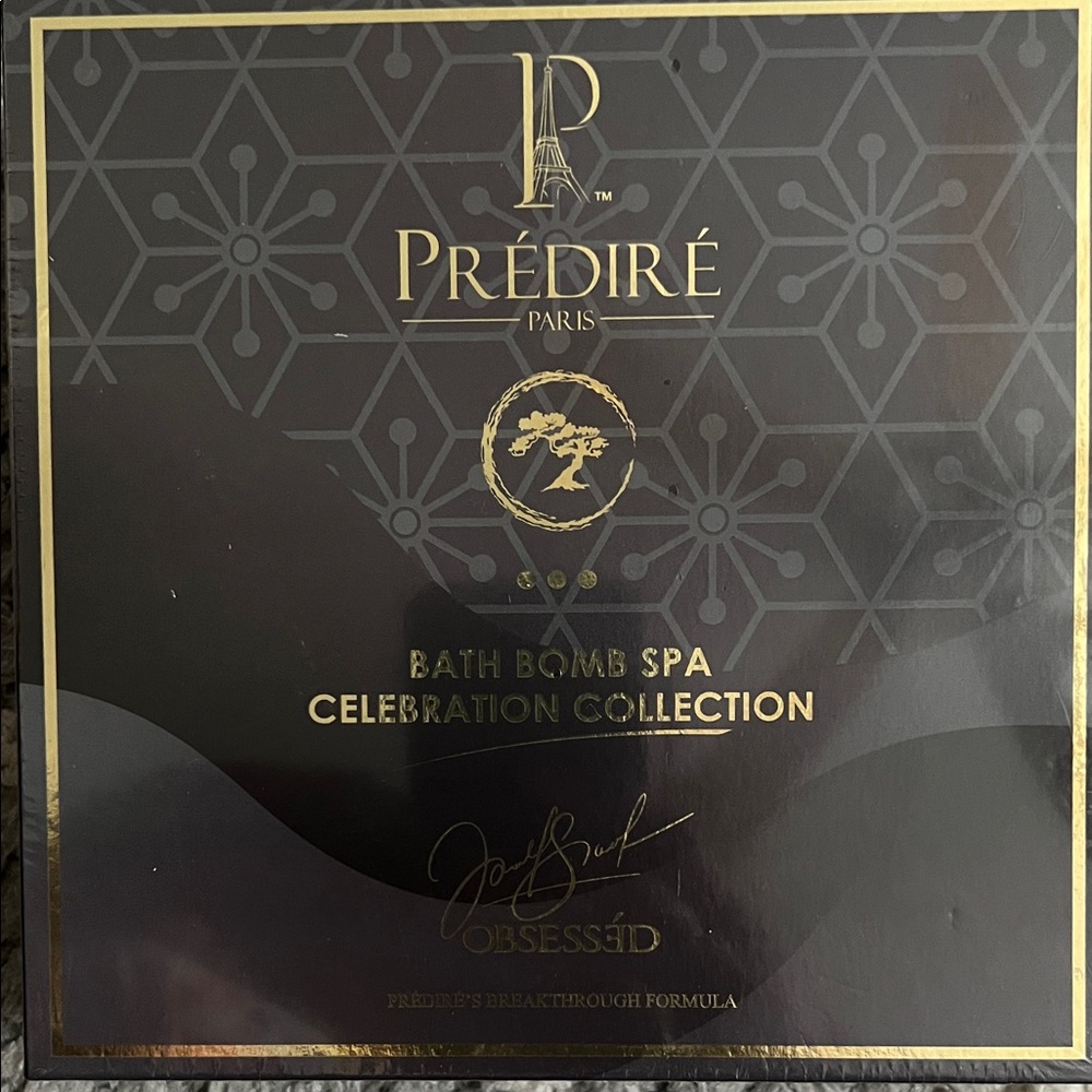 Prédiré Paris Bath Bomb Spa Celebration Collection - Black and Gold